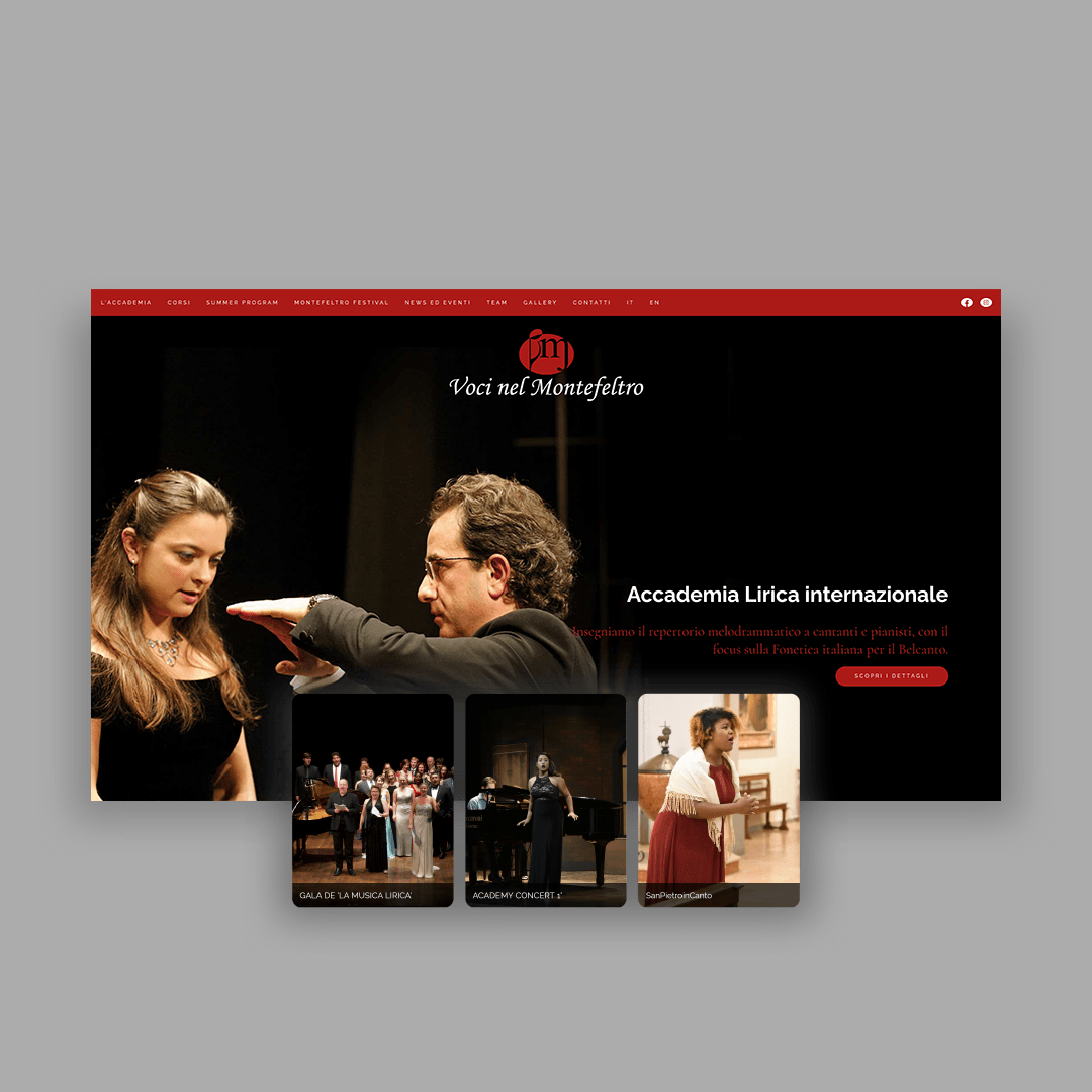 Voci nel Montefeltro - Accademia Lirica