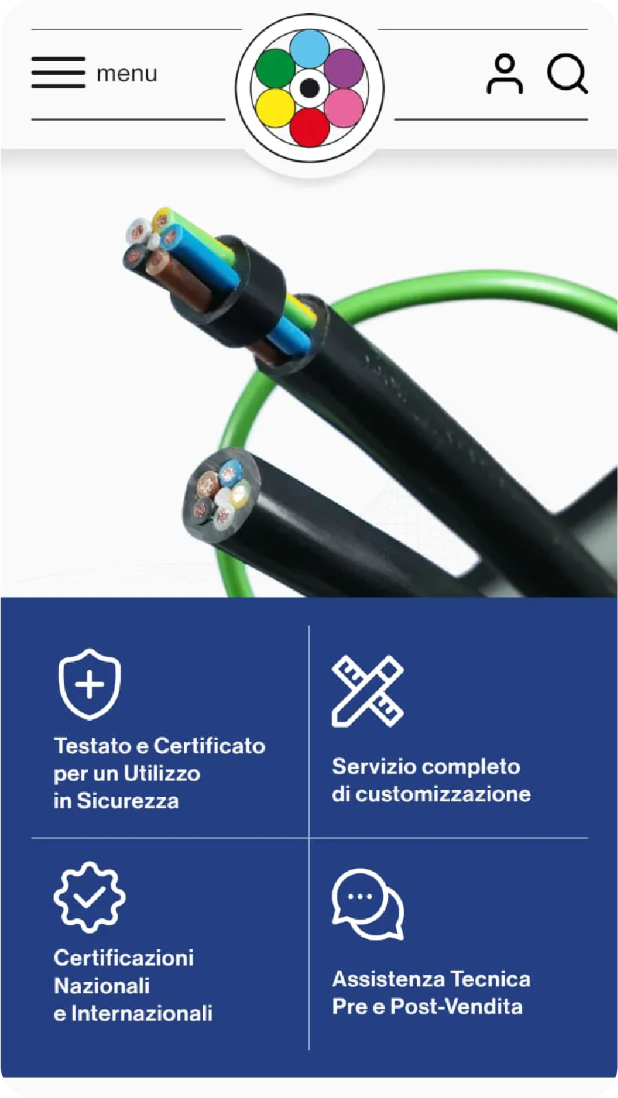 Responsive website for Salcavi