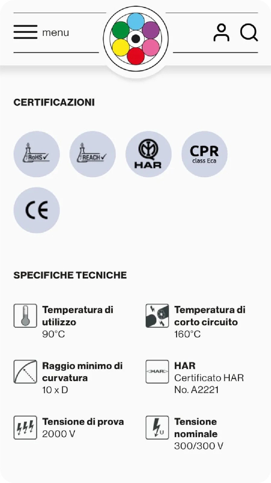Responsive website for Salcavi