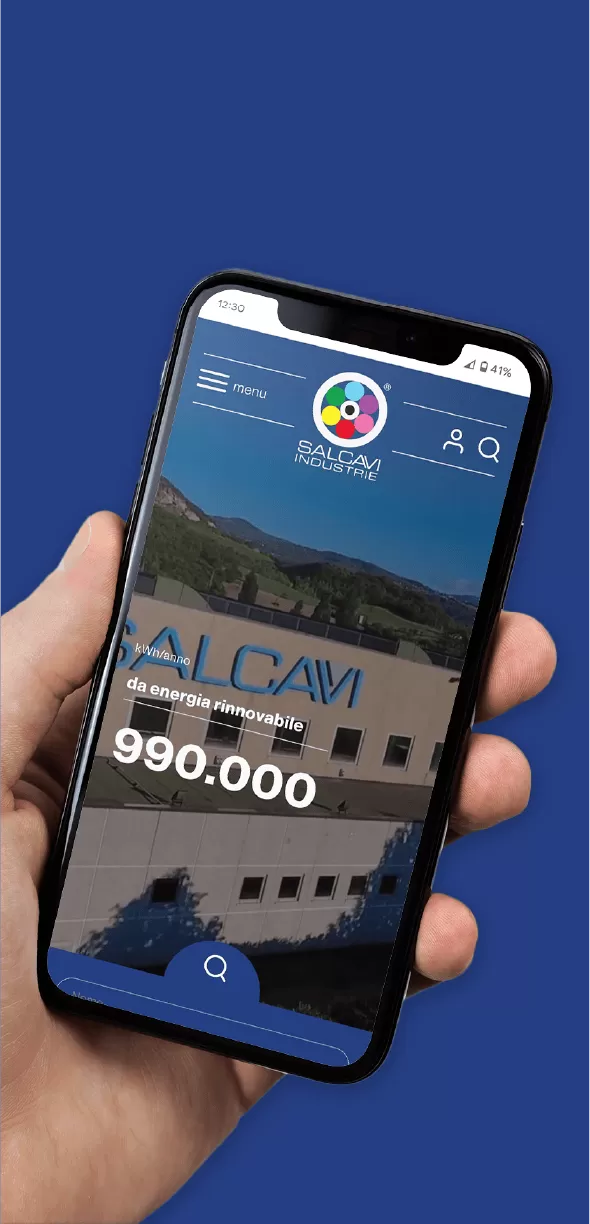 Creazione nuovo sito web per industria Salcavi