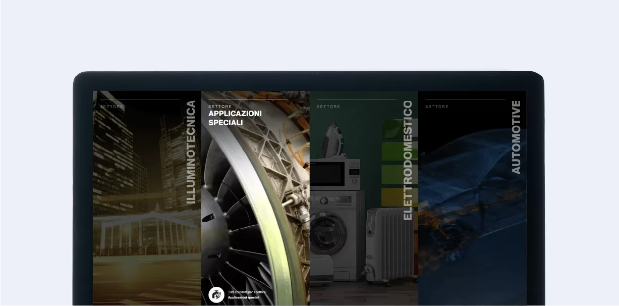 Creazione nuovo sito web per industria Salcavi